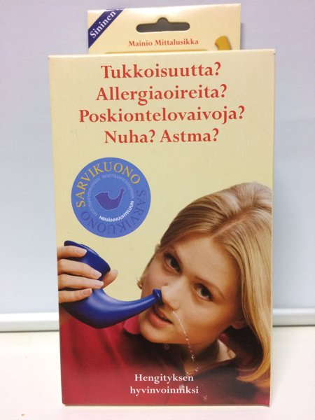 Product image of  Nenäkannu eli "sarvikuono"