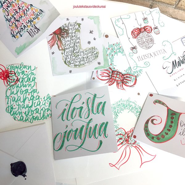 Product image of Joulutekstauksia&ideoita -videokurssi