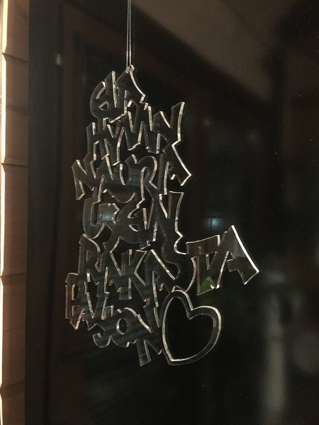 Product image of  Elä hyvin - somiste himmeli sisustustuote