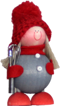 Product image of  TYTTÖTONTTU JA VISPILÄ; FLICKTOMTE MED VISP; GIRL TONTTU W WHISK