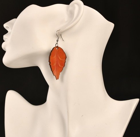 Product image of  Koivunlehtikorvikset - oranssi