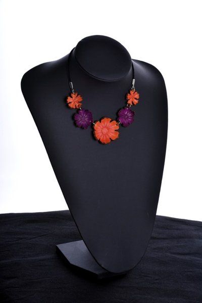 Product image of  Pieni kukkakääty - oranssi-violetti