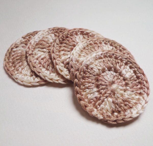 Product image of  Virkatut bambupuhdistuslaput 5 kpl, beige