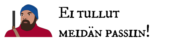 Product image of Tarra - Ei tullut meidän passiin - Valkoisella pohjalla