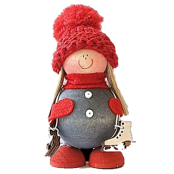 Product image of  TONTTUTYTTÖ JA LUISTIMET, FLICKA MED SKRIDSKOR,  SK. TONTTUGIRL