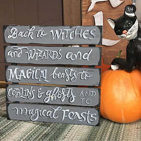 Product image of  Back to Witches.... - sisustuskyltti