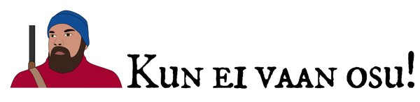 Product image of Tarra - Kun ei vaan osu! - Valkoisella pohjalla