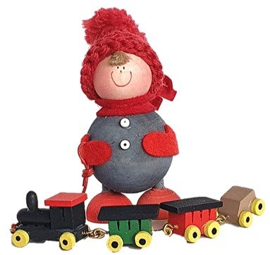 Product image of  POIKA JA LEIKKIJUNA; POJKE M LEKSAKSTÅG; BOY W MINITRAIN