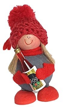 Product image of  GLÖGITONTTUTYTTÖ; GLÖGGTOMTE FLICKA; TONTTU GIRL W BOTTLE