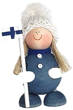 Product image of  LIPPUTYTTÖ; FLAGGFLICKA; GIRL W FLAG
