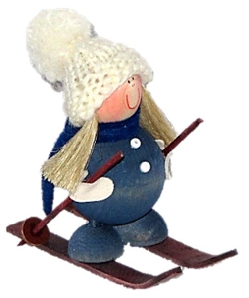Product image of  SUOMI HIIHTÄJÄTYTTÖ; BLÅ SKIDARFLICKA; FINNISH GIRL SKIER