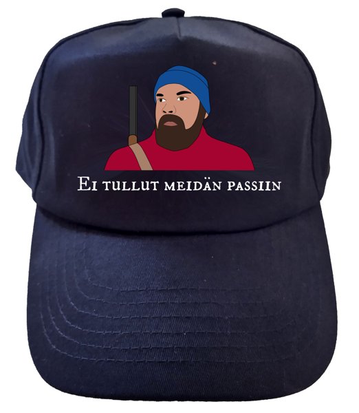 Product image of Lippalakki - Baseball - Ei tullut meidän passiin - Musta