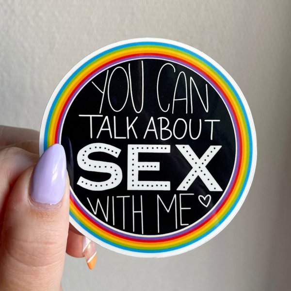 Product image of  You can talk about s*x with me -vinyylitarra