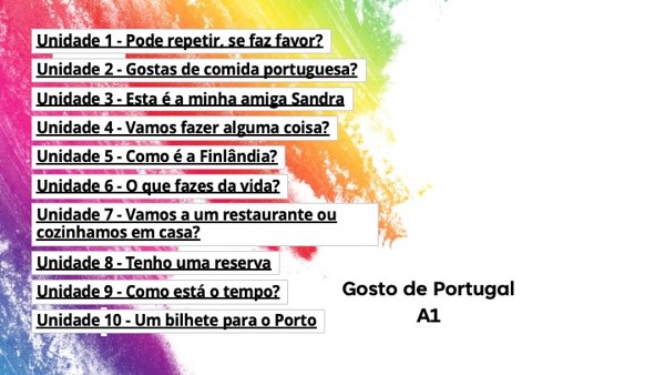 Product image of  Gosto de Portugal - Portugalin kuullunymmärryskurssi 2 verkossa