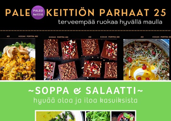 Product image of  Paleokeittiön Parhaat 25 + Soppa & Salaatti