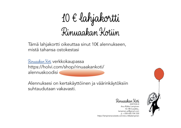 Product image of 10 € lahjakortti