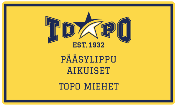 Product image of  Pääsylippu / TOPO MIEHET - RAIDERS / pe 5.12.