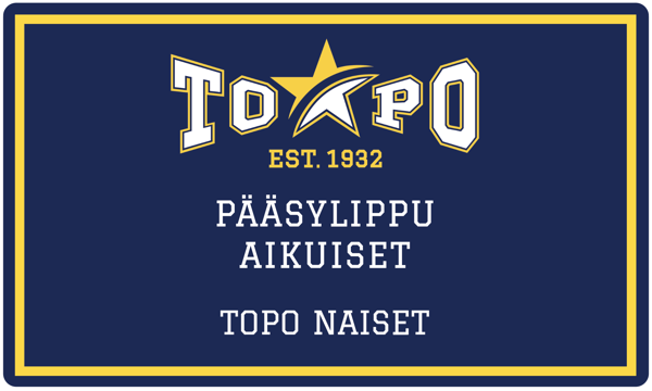 Product image of  Pääsylippu / TOPO NAISET vs HONKA / ke 26.11.