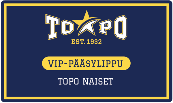 Product image of  Pääsylippu VIP / TOPO NAISET vs. HONKA / ke 26.11.