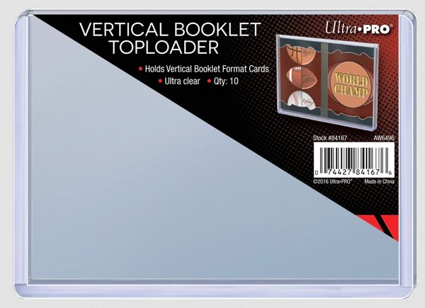 Product image of Ultra Pro Toploader Booklet Vertical 139.7x106.4mm