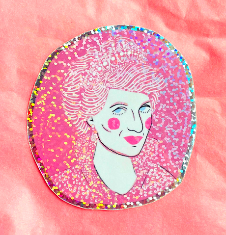 Product image of MUIJA Glitter Diana vinyylitarra