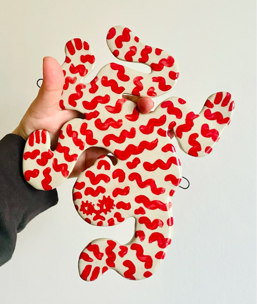 Product image of  Seinäpantteri - punainen aaltoinen