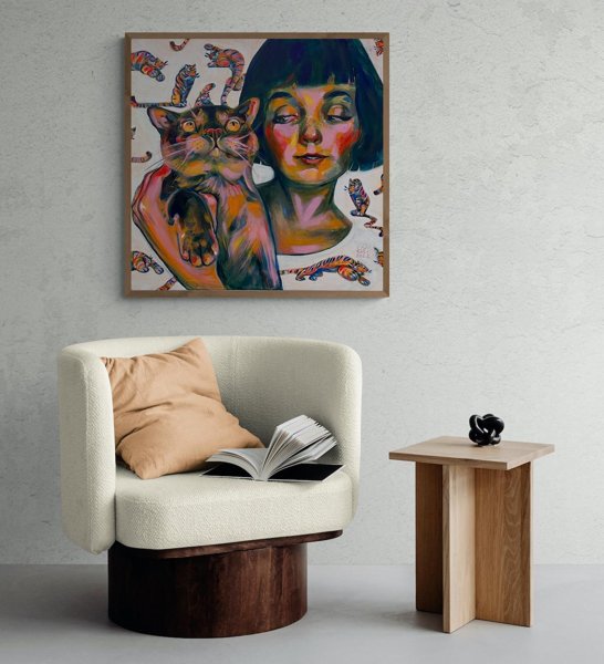 Product image of  Kissamaalaus: Peto sisälläni | Cat Painting: Beast Within