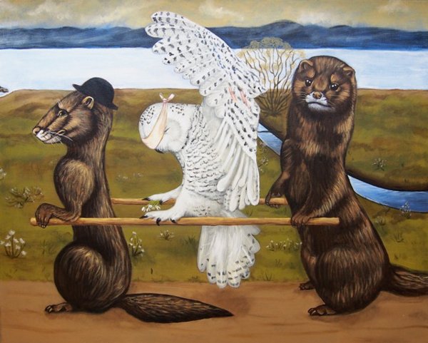 Product image of  Uhanalaiset maalaus: Haavoittunut ukuli | Endangered painting