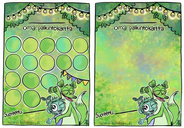 Product image of  Ladattava palkintokartta