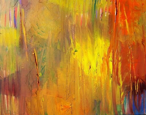 Product image of  Se ei kestänyt, sekatekniikka kankaalle, 40 x 50 cm