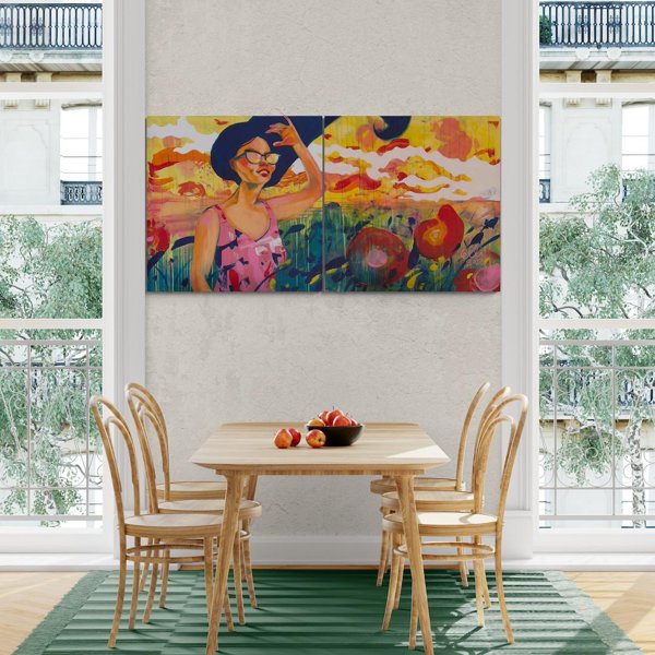 Product image of  Maalaus: Kesälaitumille | Painting: To Summer Pasture