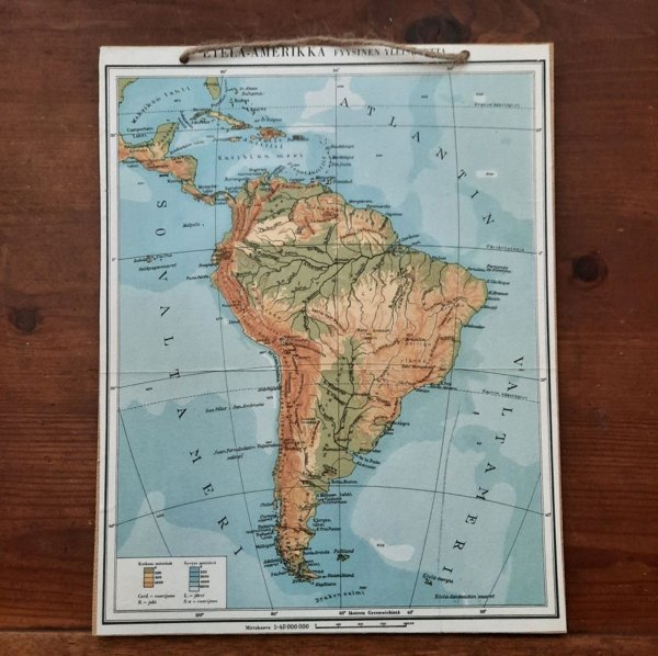 Product image of  Matkoilla Karttataulu Etelä-Amerikka
