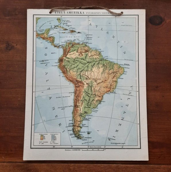 Product image of  Matkoilla Karttataulu Etelä-Amerikka