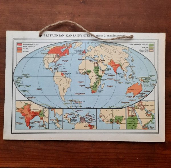 Product image of  Matkoilla Karttataulu Britannian kansanyhteisö