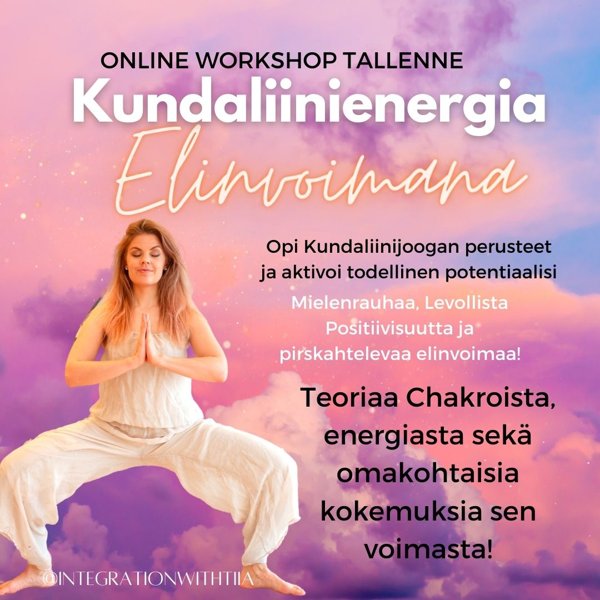 Product image of  Kundaliinienergia Elinvoimana Workshop (tallenne)