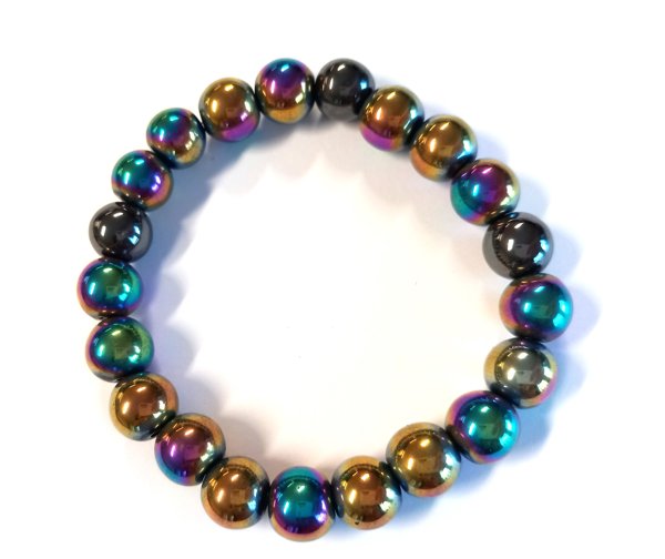 Product image of  Sateenkaari hematiitti rannekoru 18cm