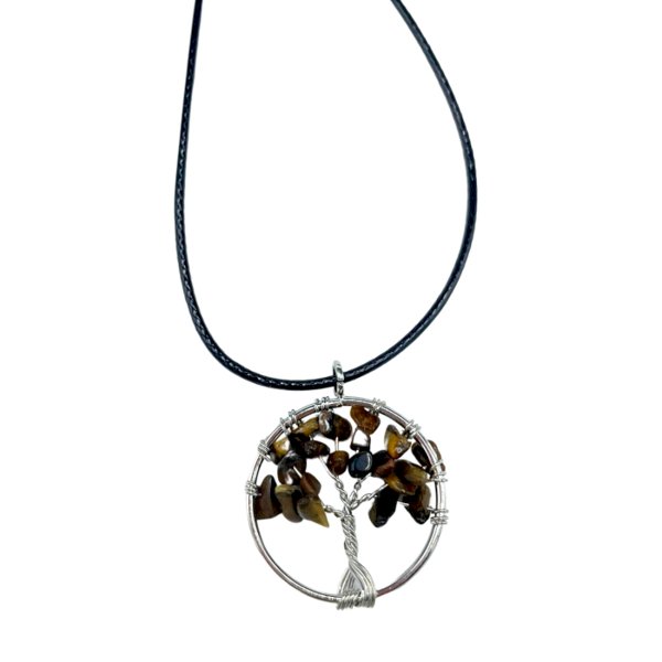 Product image of  Elämänpuu riipus Tiikerinsilmä