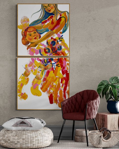 Product image of  Maalaus: Kukkia äidille | Painting: Flowers for Mom