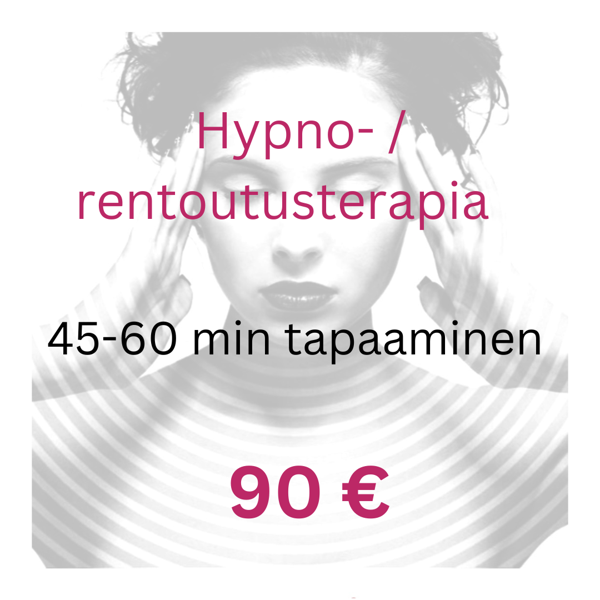 Product image of  Hypno-/rentoutusterapia tapaaminen 45-60 min