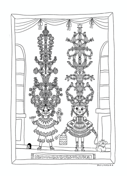 Product image of  MUIJAVAARA Prinsessat värityskuva PDF