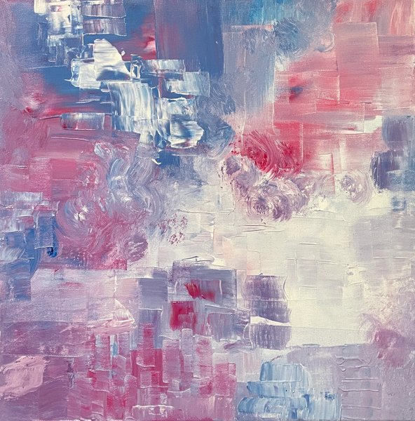 Product image of  Cotton Candy / Acrylic on canvas, 50x50cm