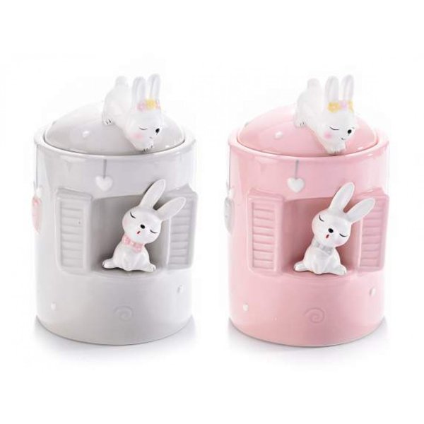 Product image of  Keraaminen säilytyspurkki, roosa