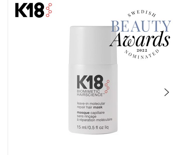 Product image of  K18 Leave In Molecular Repair Mask 15 ml