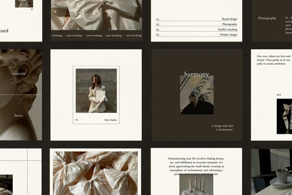 Product image of  Harmony | 60 Instagram feed templates