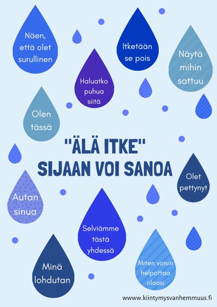 Product image of  Tulostettava kuva-Älä itke A4