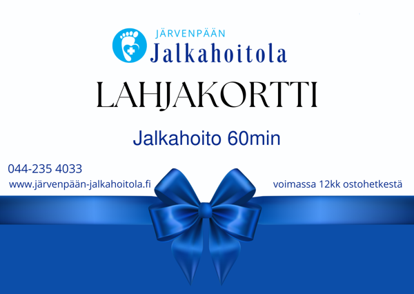 Product image of  Lahjakortti jalkahoitoon 60min