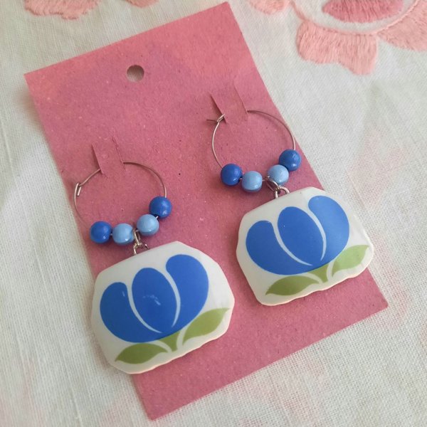 Product image of  Onnensirpale korvakorut puuhelmillä