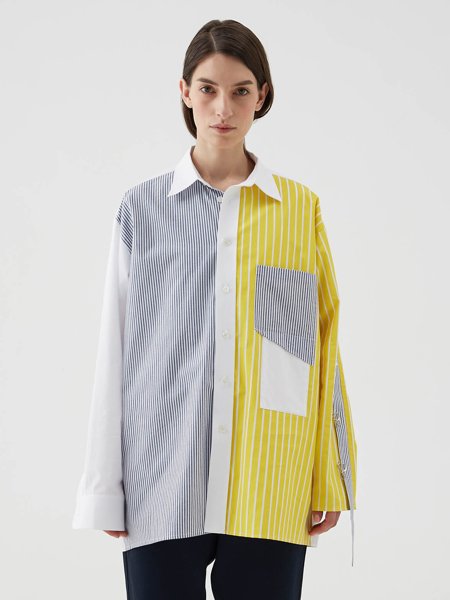 Product image of  Unisex shirt with asymmetrical sleeves