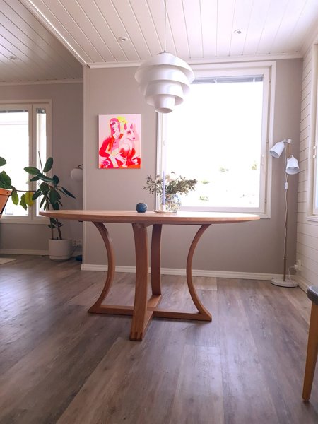 Product image of  Pyöreä keittiönpöytä, tammi