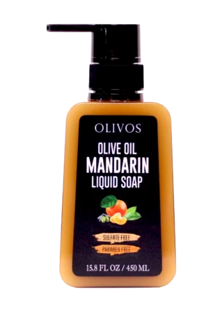 Product image of  Olivos Olive oil mandarin nestesaippua